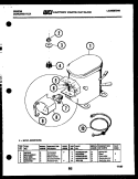 COMPRESSOR PARTS Diagram and Parts List for MC40S7GUNA  Gibson Dehumidifier