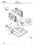 COMPRESSOR PARTS Diagram and Parts List for WAS183F2A1  Frigidaire Air Conditioner