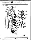 SHELVES AND SUPPORTS Diagram and Parts List for RS220MCV0  Frigidaire Refrigerator