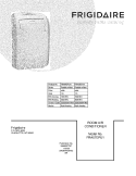 COVER Diagram and Parts List for FRA07EPU10  Frigidaire Air Conditioner