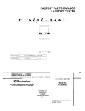 COVER Diagram and Parts List for FLSE60RGS0  Frigidaire Washer Dryer Combo