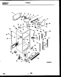 CABINET PARTS Diagram and Parts List for FRT22QRAW3  Frigidaire Refrigerator