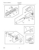CONTROLS Diagram and Parts List for FPHC2399KF0  Frigidaire Refrigerator