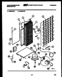 SYSTEM AND AUTOMATIC DEFROST PARTS Diagram and Parts List for RS229GCH4  Frigidaire Refrigerator