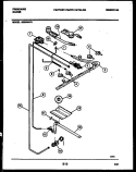 BURNER, MANIFOLD AND GAS CONTROL Diagram and Parts List for G30PNL6  Frigidaire Range