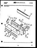 CONSOLE AND CONTROL PARTS Diagram and Parts List for WCSFW0  Frigidaire Washer