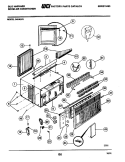 Part Location Diagram of 3017303 Frigidaire RETAINER-LOUVER, 4