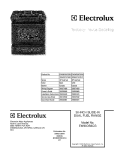 COVER Diagram and Parts List for EW30DS6CGW2  Electrolux Range