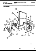 POWER DRY AND MOTOR PARTS Diagram and Parts List for DW5700PW1  Frigidaire Dishwasher
