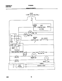 WIRING DIAGRAM Diagram and Parts List for FRT20NGCB9  Frigidaire Refrigerator