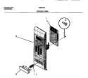 CONTROL PANEL Diagram and Parts List for TMS134T1G2  Tappan Microwave