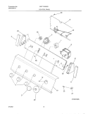 CONTROL PANEL Diagram and Parts List for GWY1343AS0  Gibson Washer