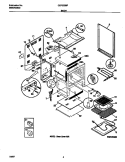 BODY Diagram and Parts List for GEF355BFWA  Gibson Range