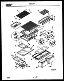 Part Location Diagram of 5303299976 Frigidaire FRONT-MEAT PAN