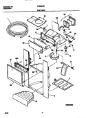 ICE DISPENSER Diagram and Parts List for FRS26ZGHD0  Frigidaire Refrigerator