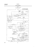WIRING SCHEMATIC Diagram and Parts List for FRS26ZRGDC  Frigidaire Refrigerator
