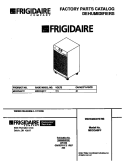 COVER Diagram and Parts List for MDDQ40FF1  Frigidaire Dehumidifier