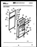 DOOR PARTS Diagram and Parts List for RT19F8WT3D  Gibson Refrigerator