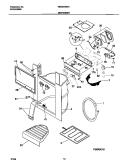 ICE DISPENSER Diagram and Parts List for WRS20WRHD1  Frigidaire Refrigerator