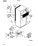 COOLING SYSTEM Diagram and Parts List for GRT17DRBW2  Gibson Refrigerator