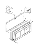 DOOR Diagram and Parts List for MFC09M3BW2  Frigidaire Freezer