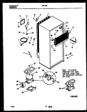 SYSTEM AND AUTOMATIC DEFROST PARTS Diagram and Parts List for 95-1787-66-03  Tappan Refrigerator
