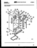 CABINET PARTS Diagram and Parts List for FPEM18FF0  Frigidaire Refrigerator