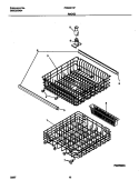 RACKS Diagram and Parts List for FDB421RFS2  Frigidaire Dishwasher