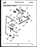 BURNER, MANIFOLD AND GAS CONTROL Diagram and Parts List for 30-2139-23-07  Tappan Range