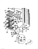 SYSTEM Diagram and Parts List for FFU17M6AW4  Frigidaire Freezer