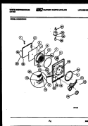 DOOR PARTS Diagram and Parts List for DE250KDW2  Frigidaire Dryer
