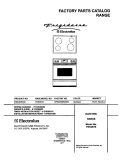 COVER Diagram and Parts List for FES367BCB  Frigidaire Range