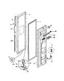 FREEZER DOOR Diagram and Parts List for F45WR22CD1  Frigidaire Refrigerator