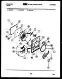 DOOR PARTS Diagram and Parts List for DGSFL0  Frigidaire Dryer