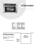 COVER Diagram and Parts List for E30MO75HPSA  Electrolux Microwave