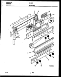 BACKGUARD Diagram and Parts List for 30-3852-00-03  Tappan Range