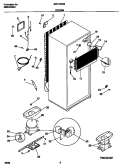 SYSTEM Diagram and Parts List for MRT15CSEWN  Frigidaire Refrigerator