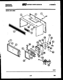 WRAPPER AND CONTROL PANEL Diagram and Parts List for MVH1190E1  Frigidaire Microwave