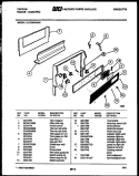 BACKGUARD Diagram and Parts List for 31-2759-00-04  Tappan Range