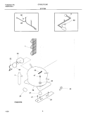 SYSTEM Diagram and Parts List for CF050  Frigidaire Freezer