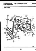 DOOR PARTS Diagram and Parts List for SU770NXR1  Frigidaire Dishwasher