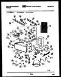 SYSTEM AND AUTOMATIC DEFROST PARTS Diagram and Parts List for FU199LRW2  Frigidaire Freezer