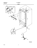CABINET Diagram and Parts List for FFU14M2AW1  Frigidaire Freezer