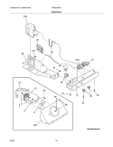 CONTROLS Diagram and Parts List for WRS23W0AWF  Westinghouse Refrigerator