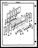 BACKGUARD Diagram and Parts List for CEA1M2WSTA  Gibson Range