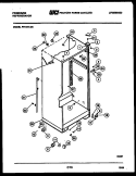 CABINET PARTS Diagram and Parts List for FPI14TLL0  Frigidaire Refrigerator