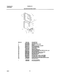 WINDOW MOUNTING PARTS Diagram and Parts List for FAK083J7V2  Frigidaire Air Conditioner