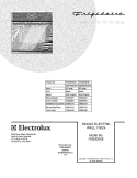 COVER Diagram and Parts List for FEB30S5EQA  Frigidaire Wall Oven
