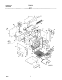 BODY Diagram and Parts List for FEB30S5ABB  Frigidaire Wall Oven