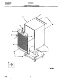 CABINET FRONT AND WRAPPER Diagram and Parts List for MDD30FW1  Frigidaire Dehumidifier